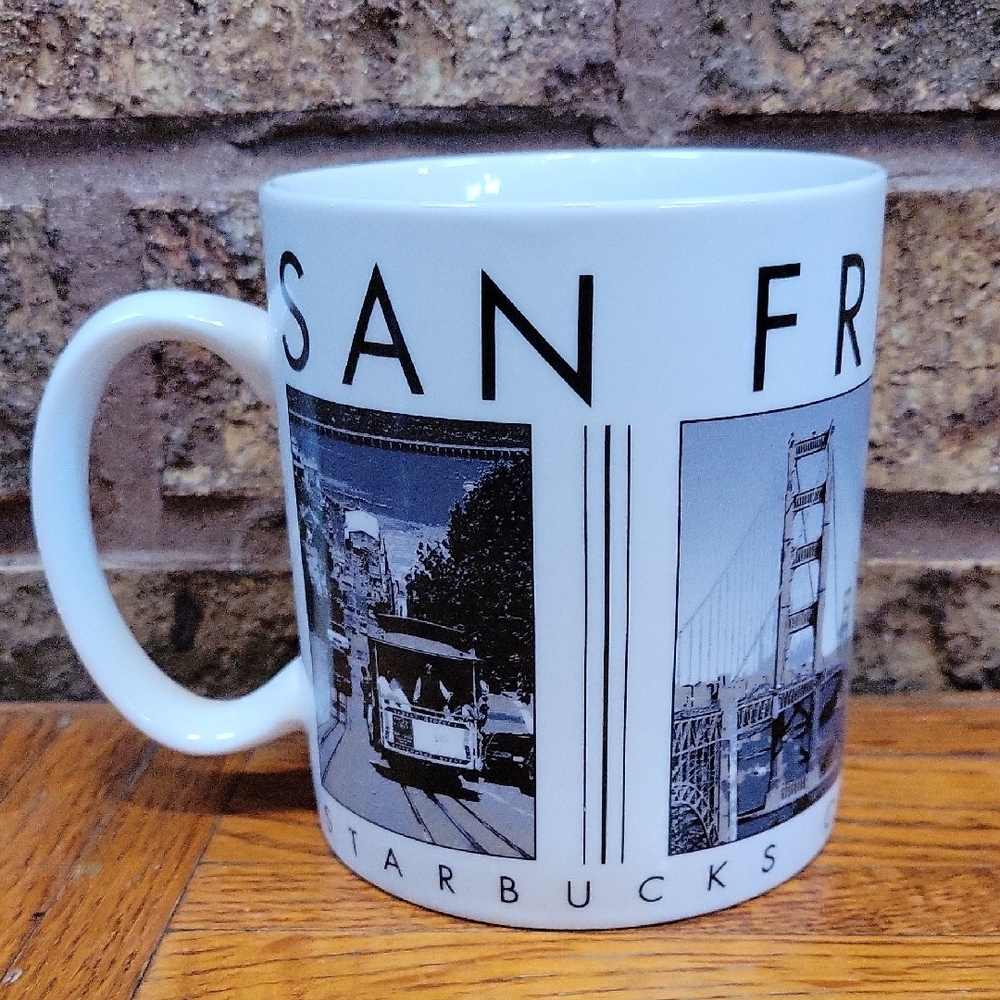 Starbucks 2003 San Francisco Barista City Scenes 16 oz Coffee Mug Collector Cup
